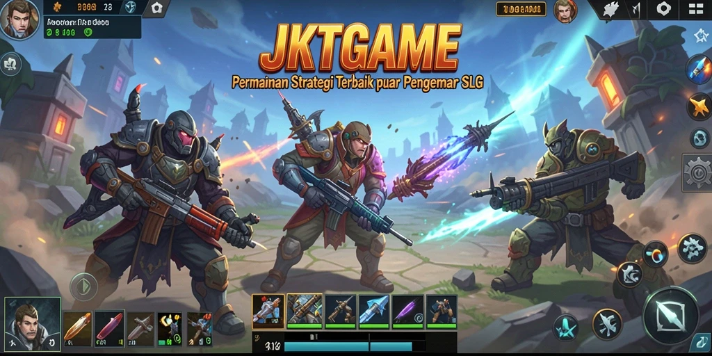Tangkapan layar menunjukkan aksi seru dalam gameplay JKTGAME.