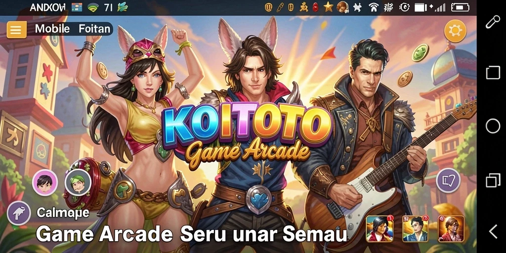 Tangkapan layar menampilkan gameplay seru dari KOITOTO.