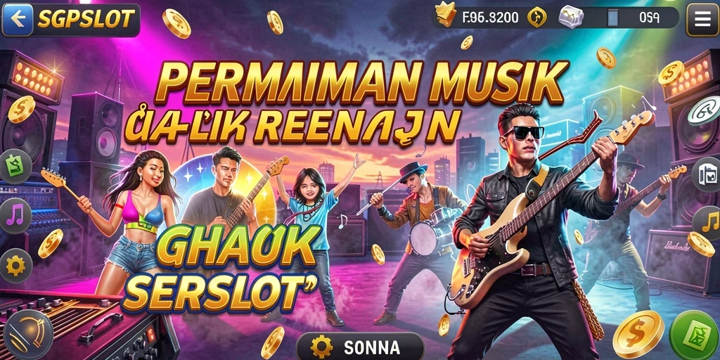 Tampilan gameplay SGPSLOT yang mengasyikkan dengan berbagai lagu.