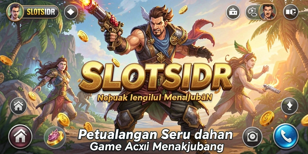 Tangkapan layar utama SLOTSIDR dengan tampilan aksi yang mendebarkan.